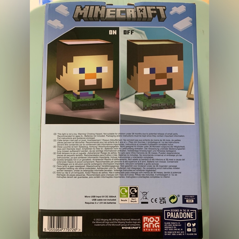 Minecraft Lamp - Picture 3 of 6